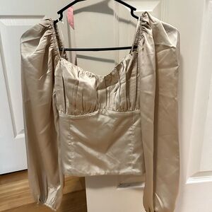 Abercrombie & Fitch satin top